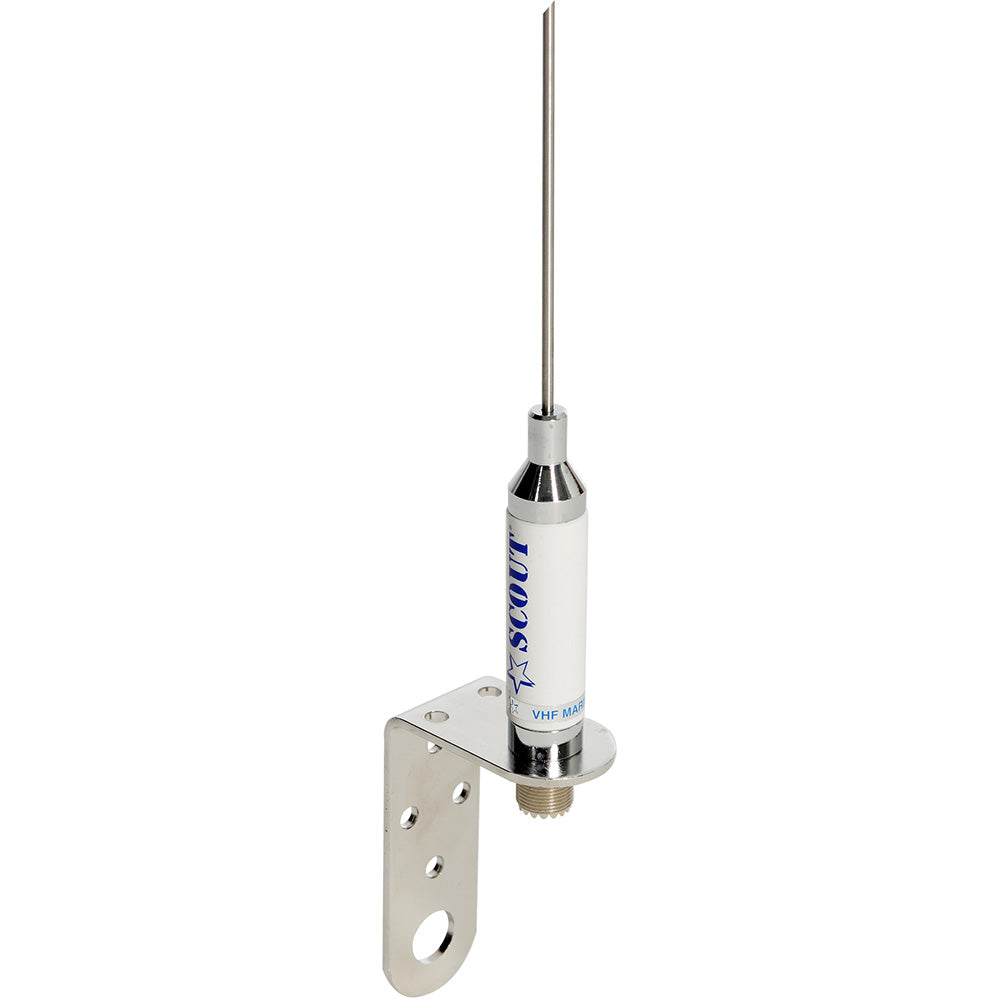 Scout 3' Stainless VHF Whip 3dB w/Bracket f/Sailboats - No Cable [PF AN NVHF00012T] Secondary image