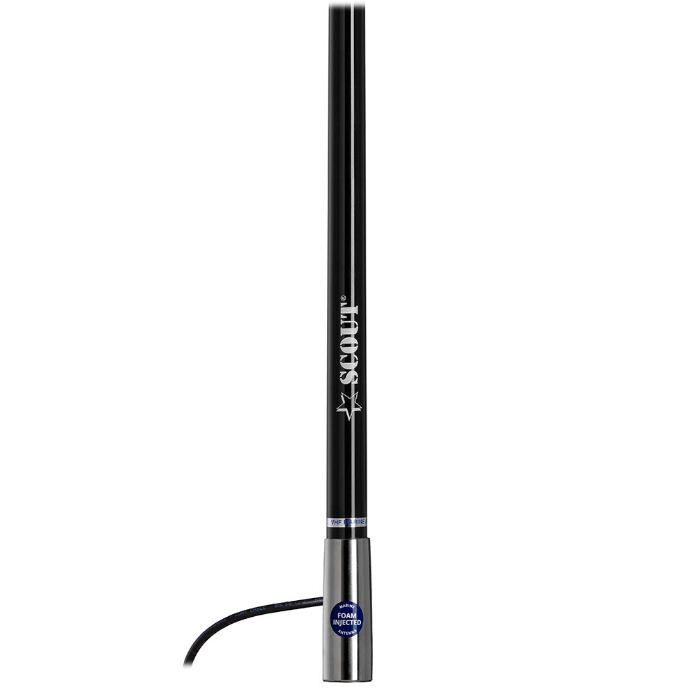 Scout Titan Series 4' Black VHF Antenna 3dB Stainless Steel Ferule w/5M RG-58 Includes PL-259 [PF AN NVHF00045T] Secondary image