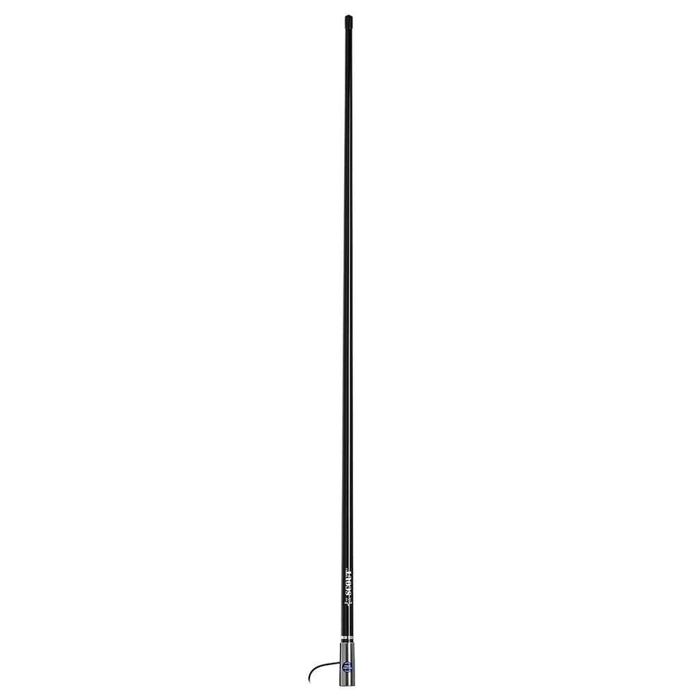 Scout Titan Series 4 Black VHF Antenna 3dB Stainless Steel Ferule w5M RG58 Includes PL259 PF AN NVHF00045T Main image