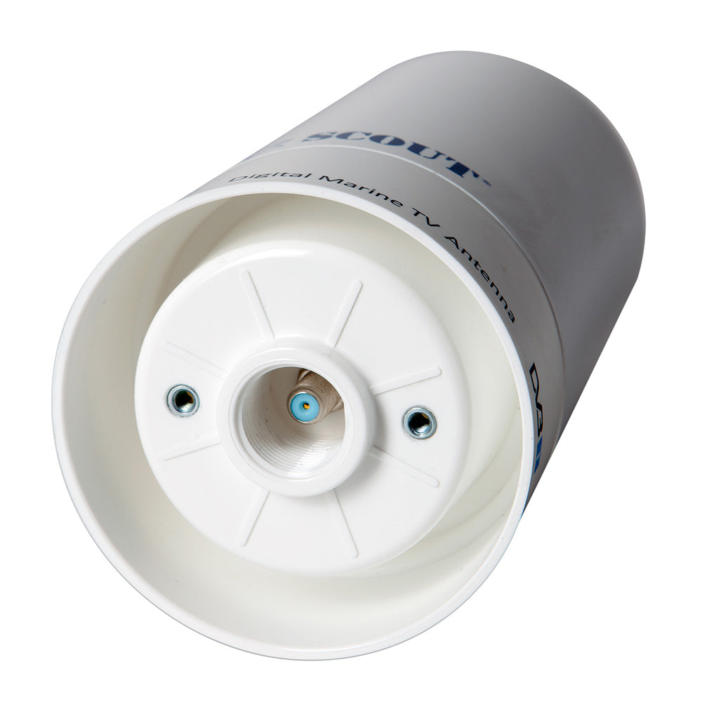 Scout Wave 4" White TV Antenna Omnidirectional 25dB Gain w/10M, 75 ohms, Cable [PF AN NTV002] Secondary image