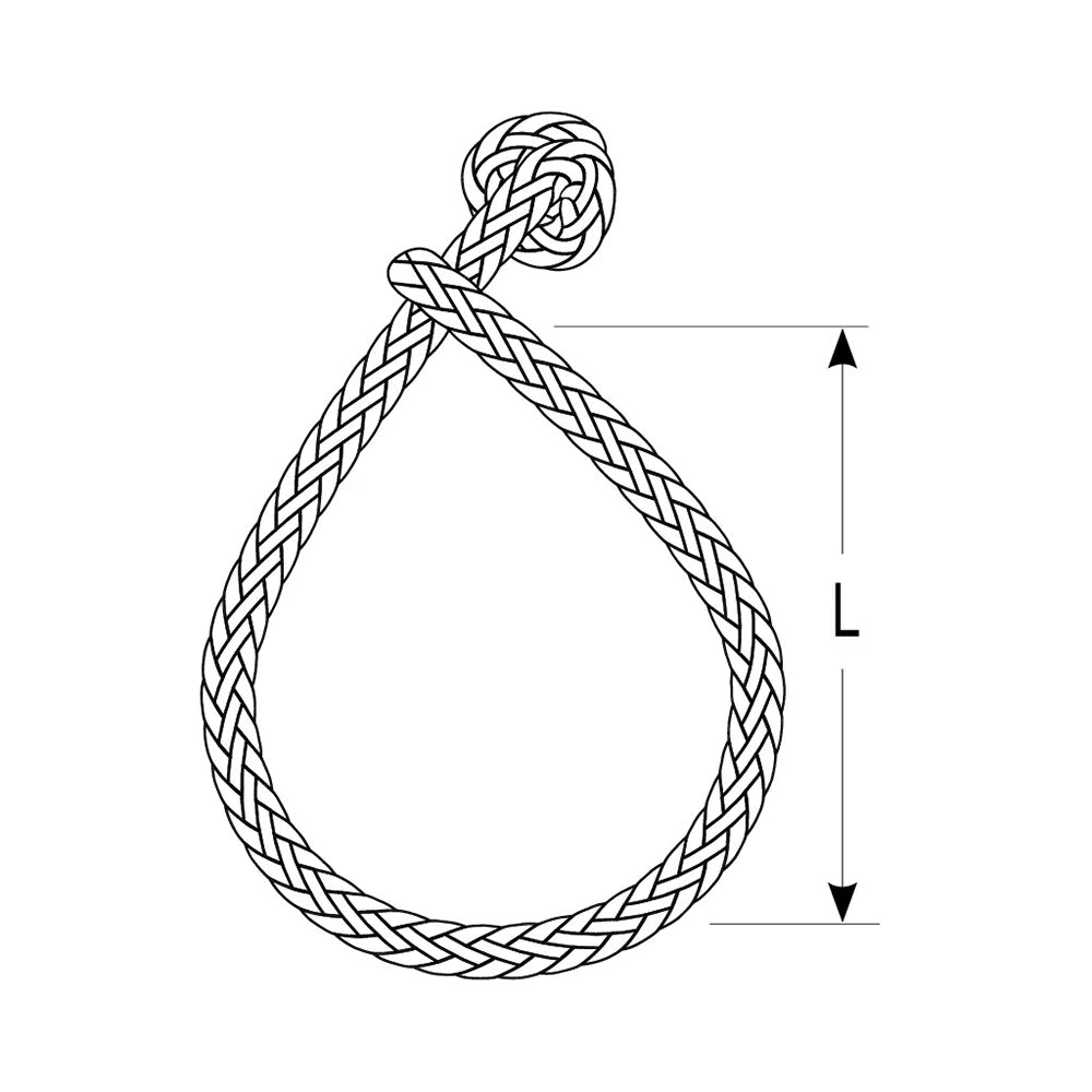 Ronstan Soft Shackle - Size S - 4mm x 65mm w/Robline Line [DSH-4GRY] Secondary image