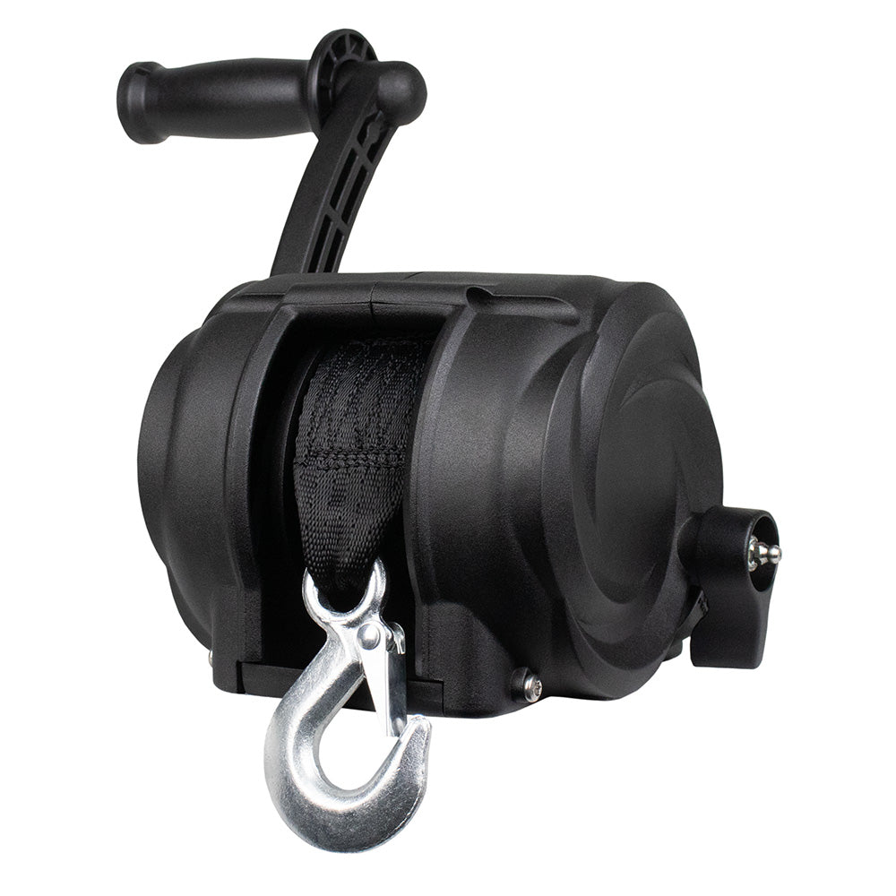 Powerwinch Premier Series Winch 2000lb 8 Crank Arm  Carbon Black 21300W20008BR Main image