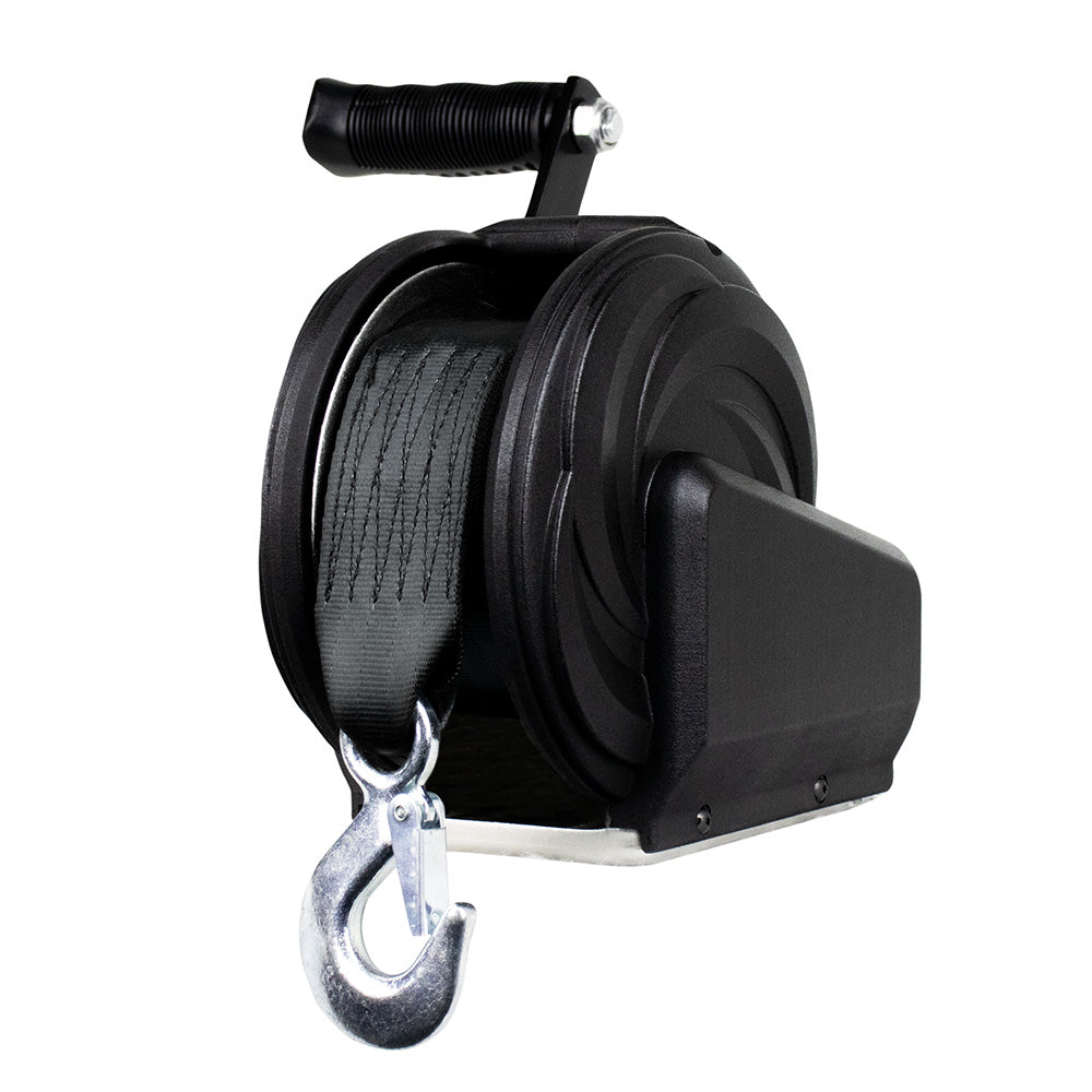 Powerwinch Select Series Winch 600lb 6 Crank Arm  Carbon Black 21400W06006BR Main image
