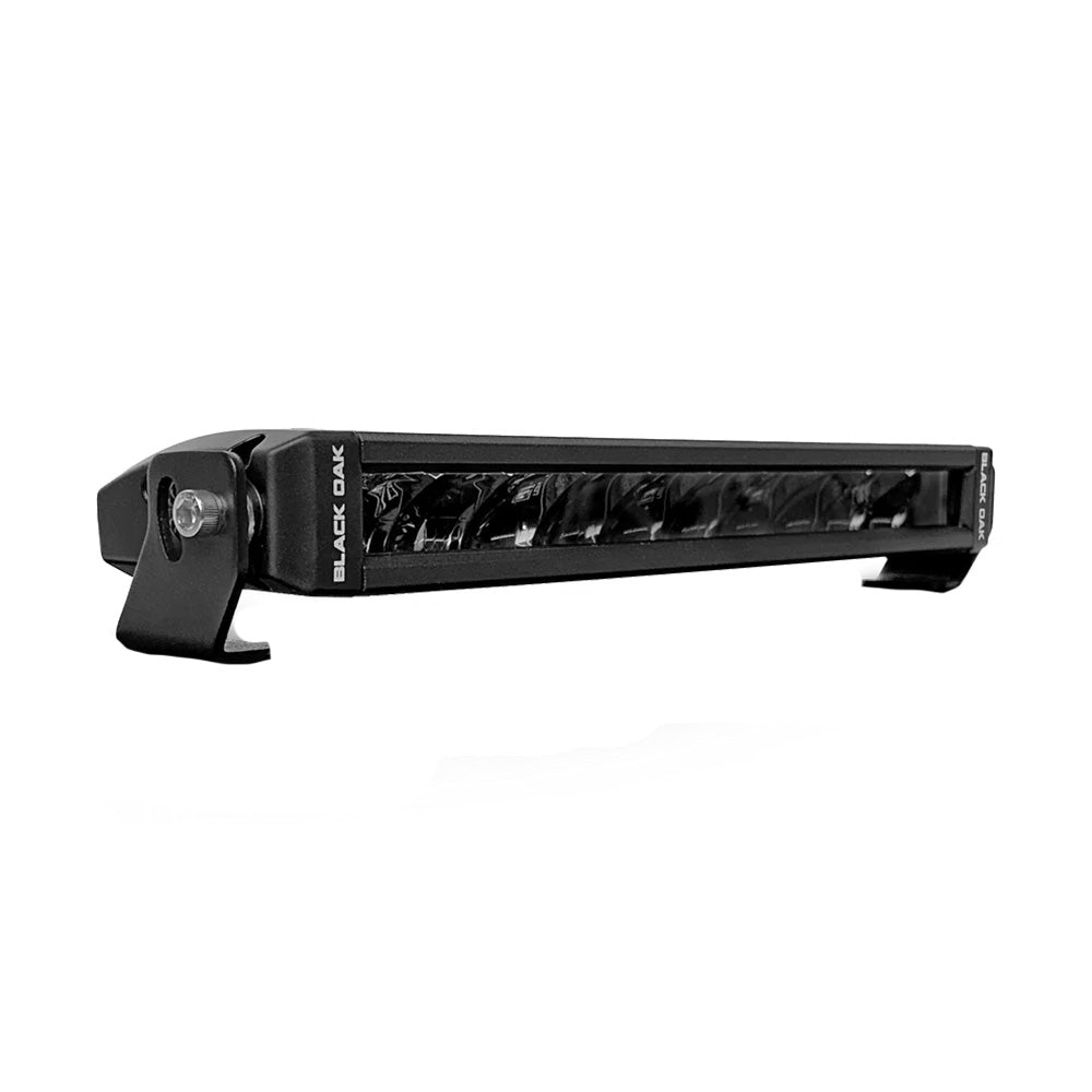 Black Oak Single Row Slim 10 150W Dual Color LED Light Bar  White  Yellow  Combo Beam 10CAW Main image