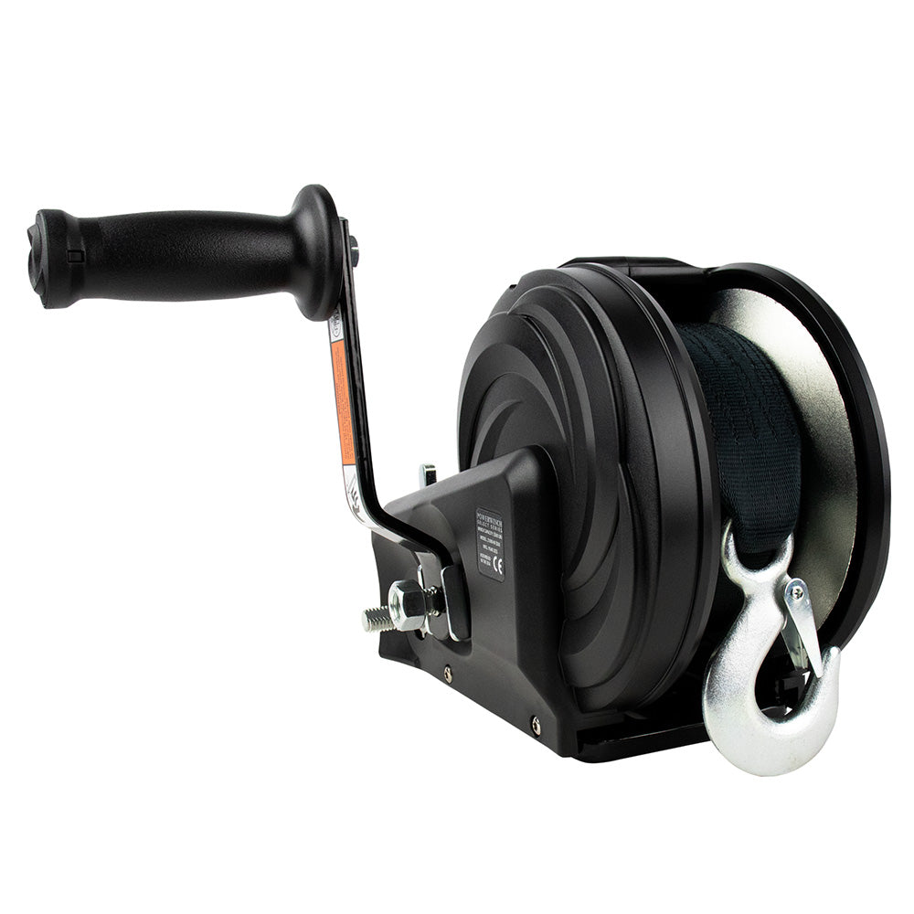 Powerwinch Select Series Winch 2,500lb, 2 Speed, 6" Crank Arm - Carbon Black [21400-W-2500-6-B-R] Secondary image