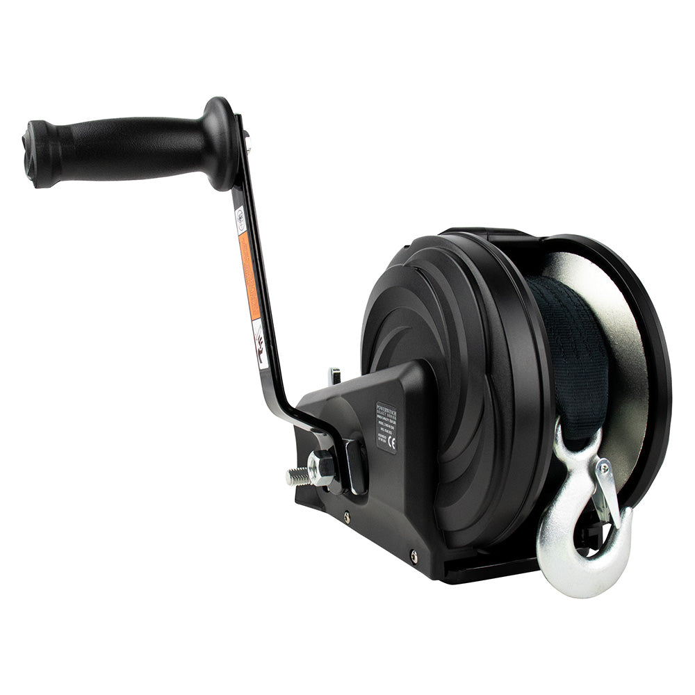 Powerwinch Select Series Winch 2,500lb, 2 Speed, 8" Crank Arm - Carbon Black [21400-W-2500-8-B-R] Secondary image