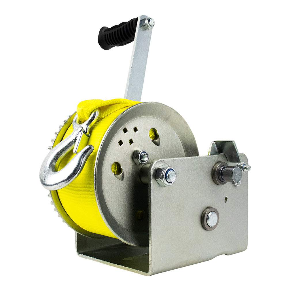 Powerwinch Utility Series Winch 3200lb 2 Speed 9 Crank Arm  Zinc 21500W32009ZR Main image