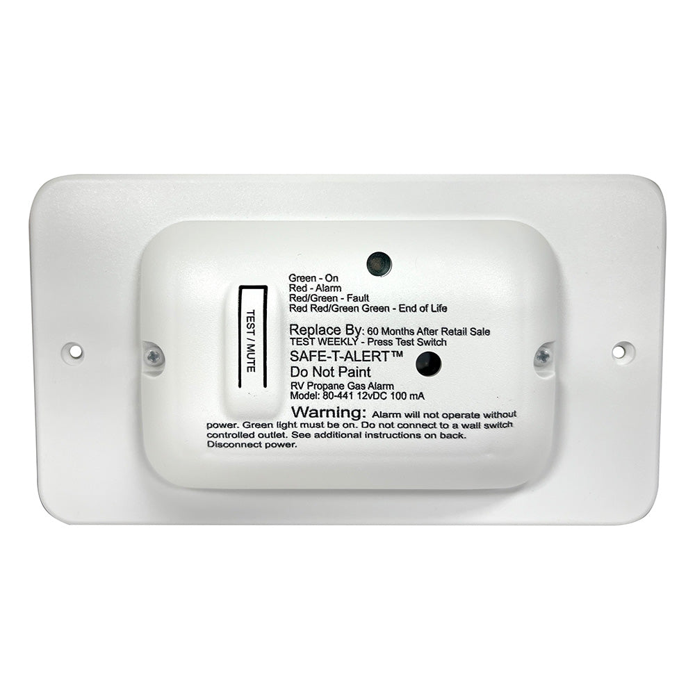 SafeTAlert 80 Series White Propane Gas Alarm  12V 80441WTTR Main image