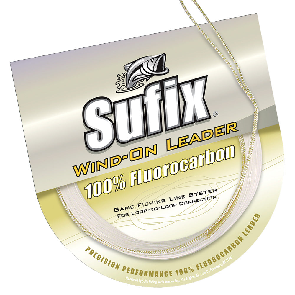 Sufix WindOn 100 Clear Fluorocarbon Leader  50lb  11 yds 700050F Main image