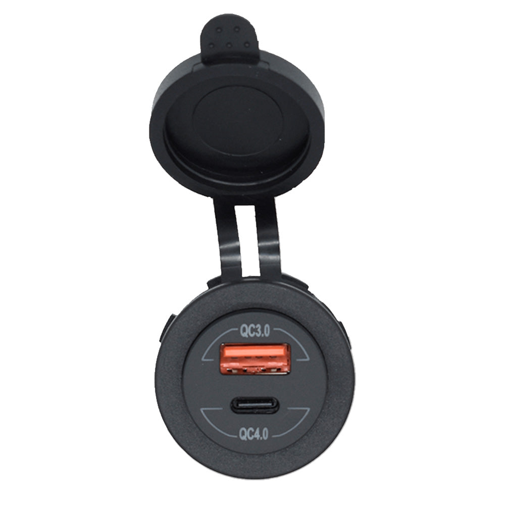 Bluewater Round Dual USBUSBC Charger 30004001A Main image