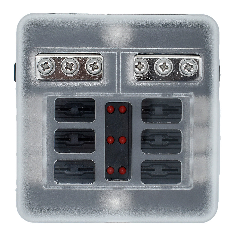 Bluewater 6 Position Fuse Block wLEDs 32000001006 Main image