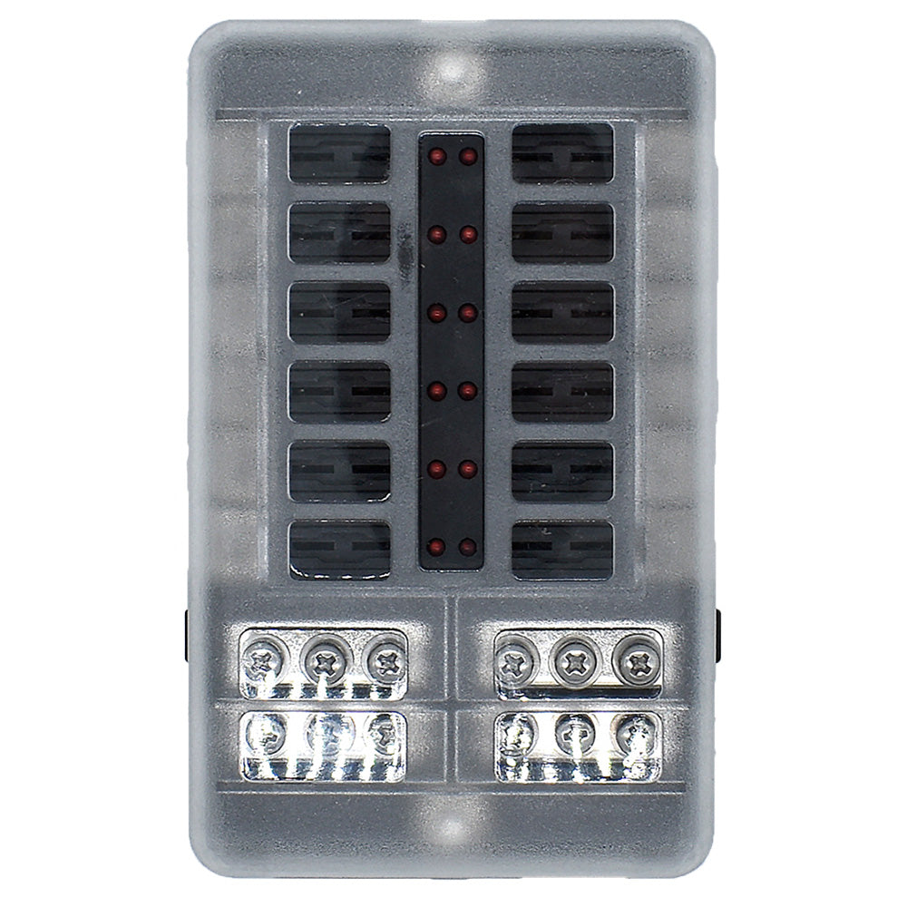 Bluewater 12 Position Fuse Block wLEDs 32000001012 Main image