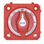 Bluewater OnOff 4 Post Dual Circuit Battery Switch wo Base  Panel Mount  Red 980001010