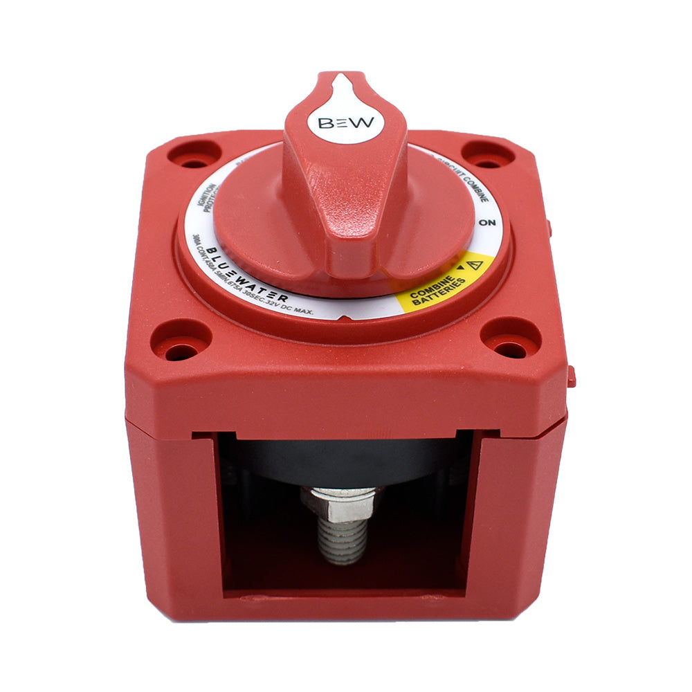 Bluewater OffOn Combine Battery Switch wo Base  Surface Mount  Red 980001111 Main image
