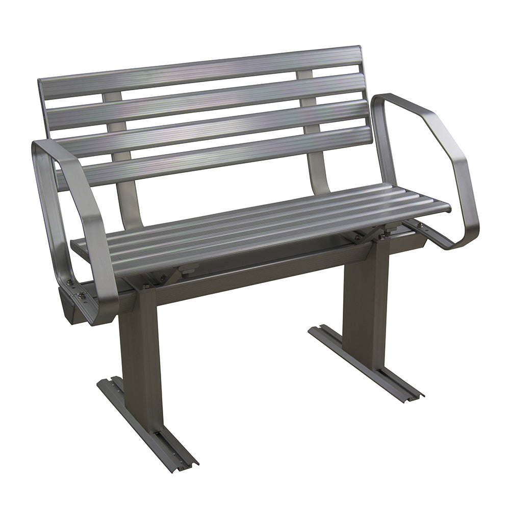 Springfield Aluminum Dock Bench wArms 10990502A Main image