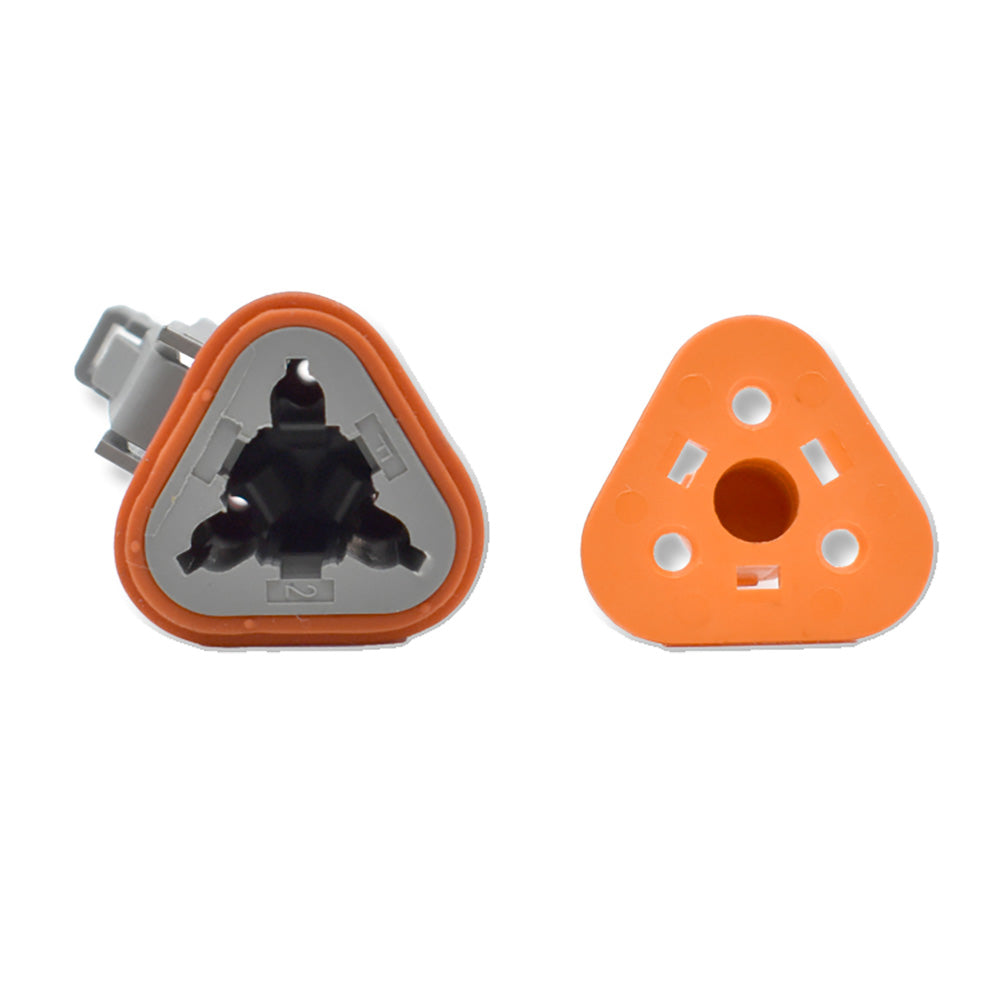Bluewater 3 Position Female Deutsch Connector wWedge Lock DT063S Main image