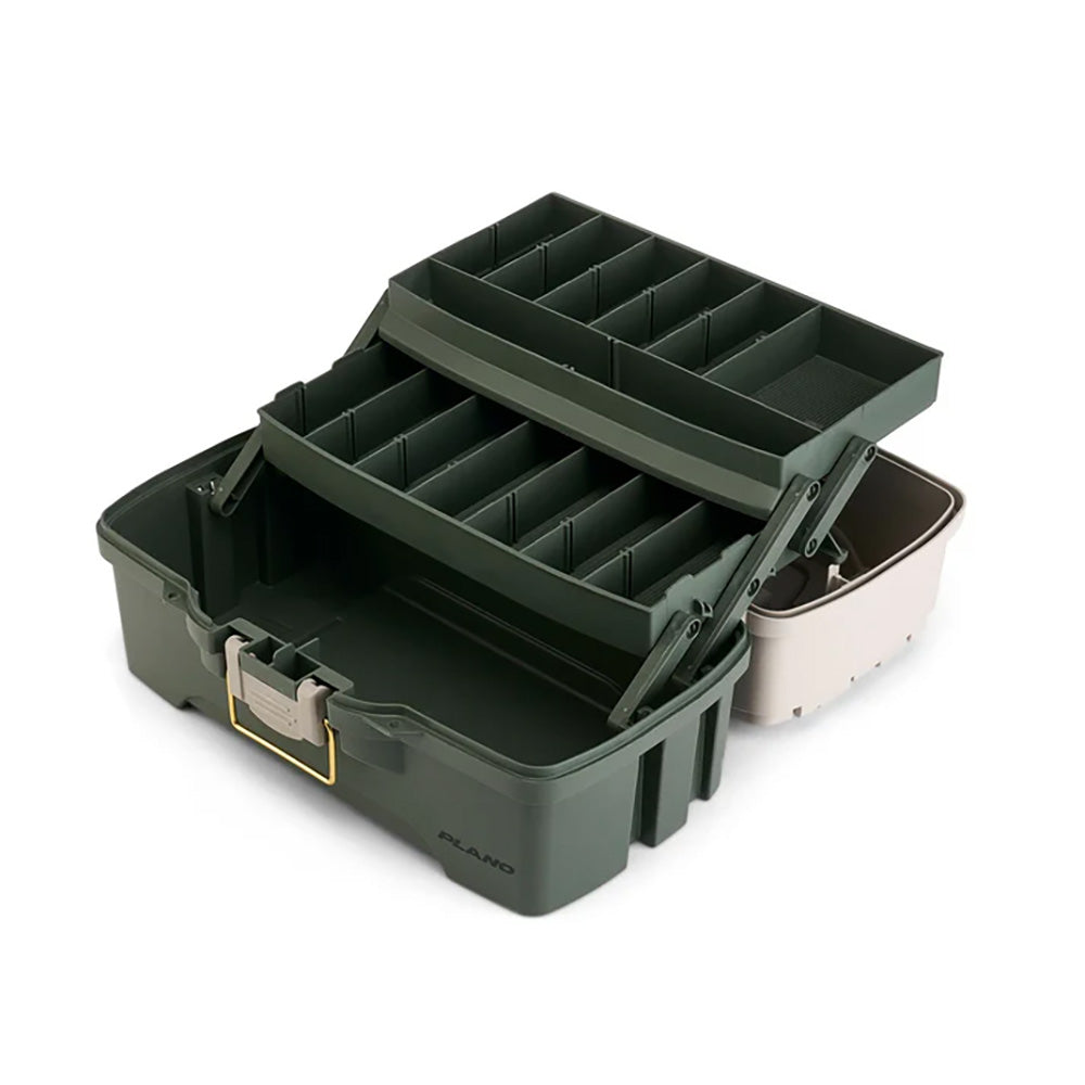 Plano Two-Tray Tackle Box - Green/Tan [P000404] Secondary image