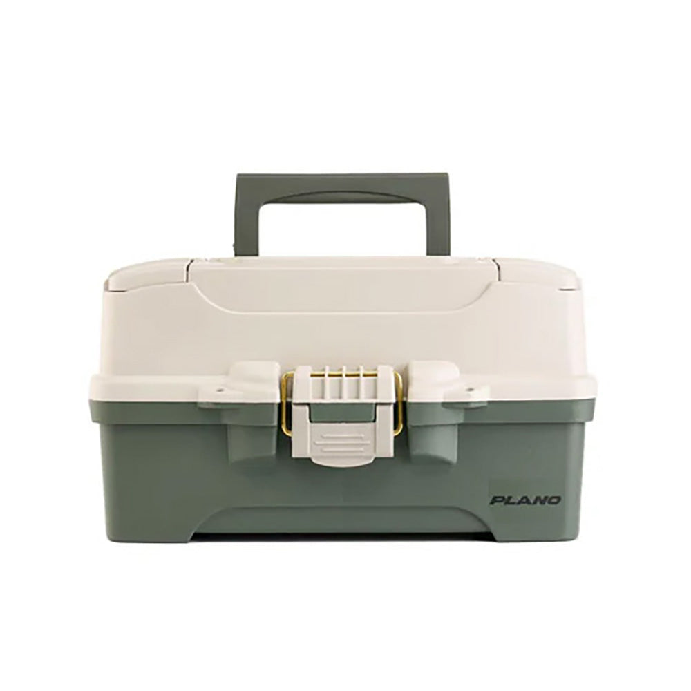 Plano TwoTray Tackle Box  GreenTan P000404 Main image