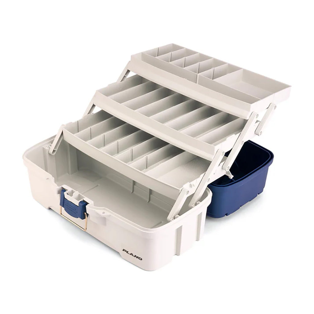 Plano Three-Tray Tackle Box - Blue/White [P000405] Secondary image