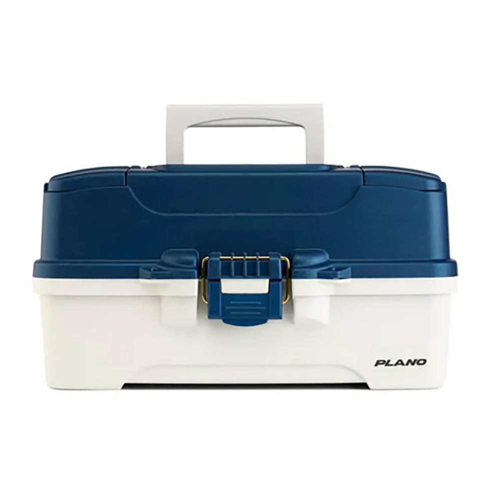 Plano ThreeTray Tackle Box  BlueWhite P000405 Main image