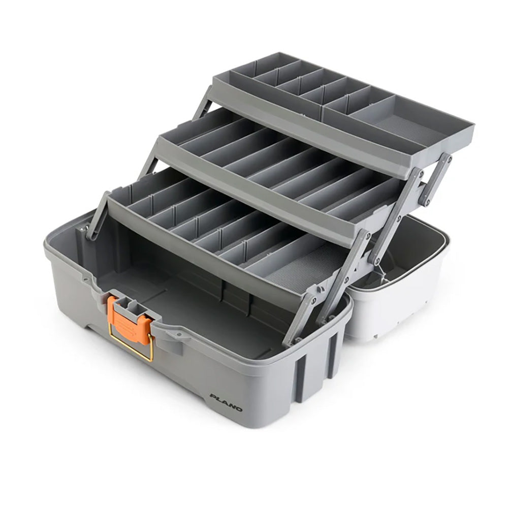 Plano Three-Tray Tackle Box - Light Grey/Dark Grey [P000406] Secondary image
