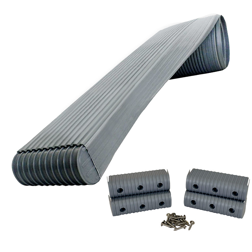 Caliber BunkWrap Kit  Grey 24 x 2 x 6 Roll  4 Caps  HRDW Roll  4 Endcaps  Stainless Steel Hardware 23056 Main image