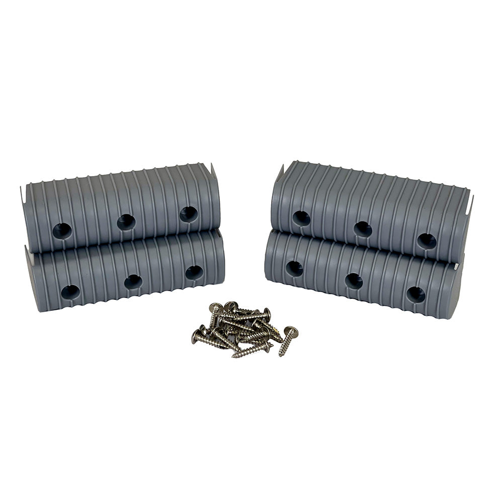Caliber BunkWrap End Cap 2x6 Grey Accessory Kit wStainless Steel Hardware 4Pack 23053 Main image