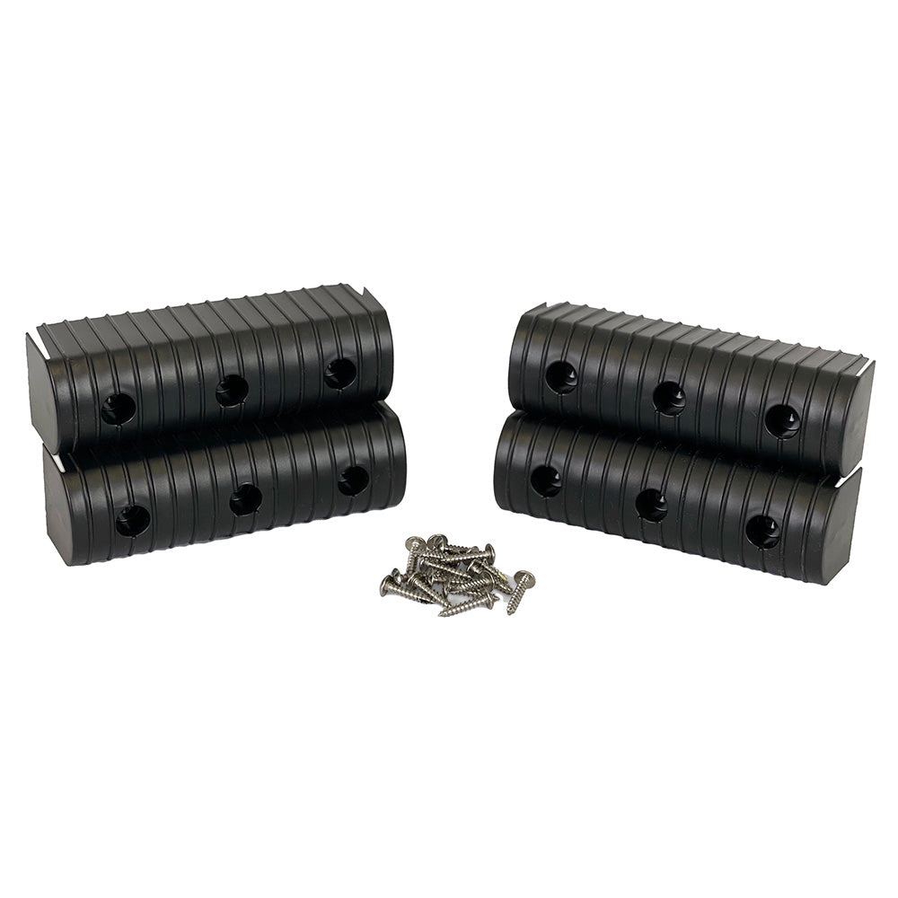 Caliber BunkWrap End Cap 2x6 Black Accessory Kit wStainless Steel Hardware 4Pack 23053BK Main image