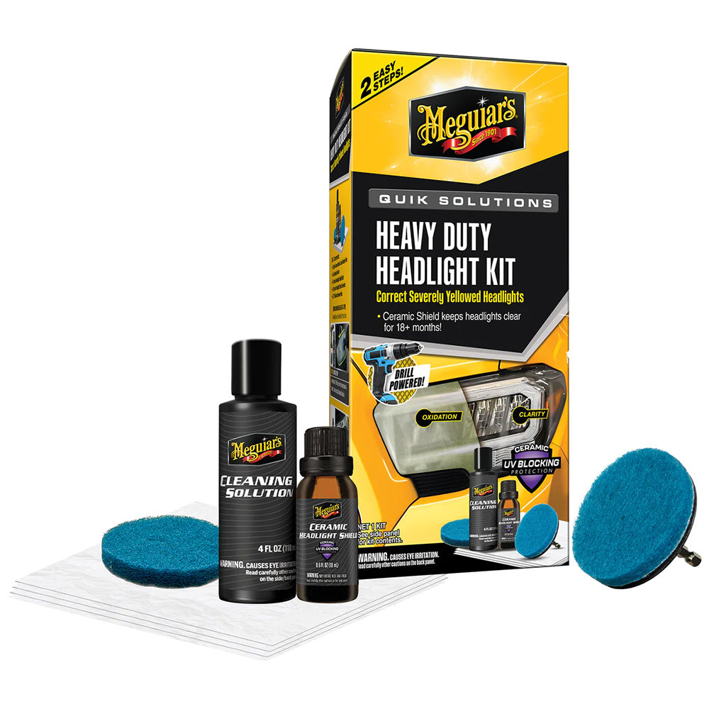 Meguiars Quik Solutions Heavy Duty Headlight Kit G55265 Main image