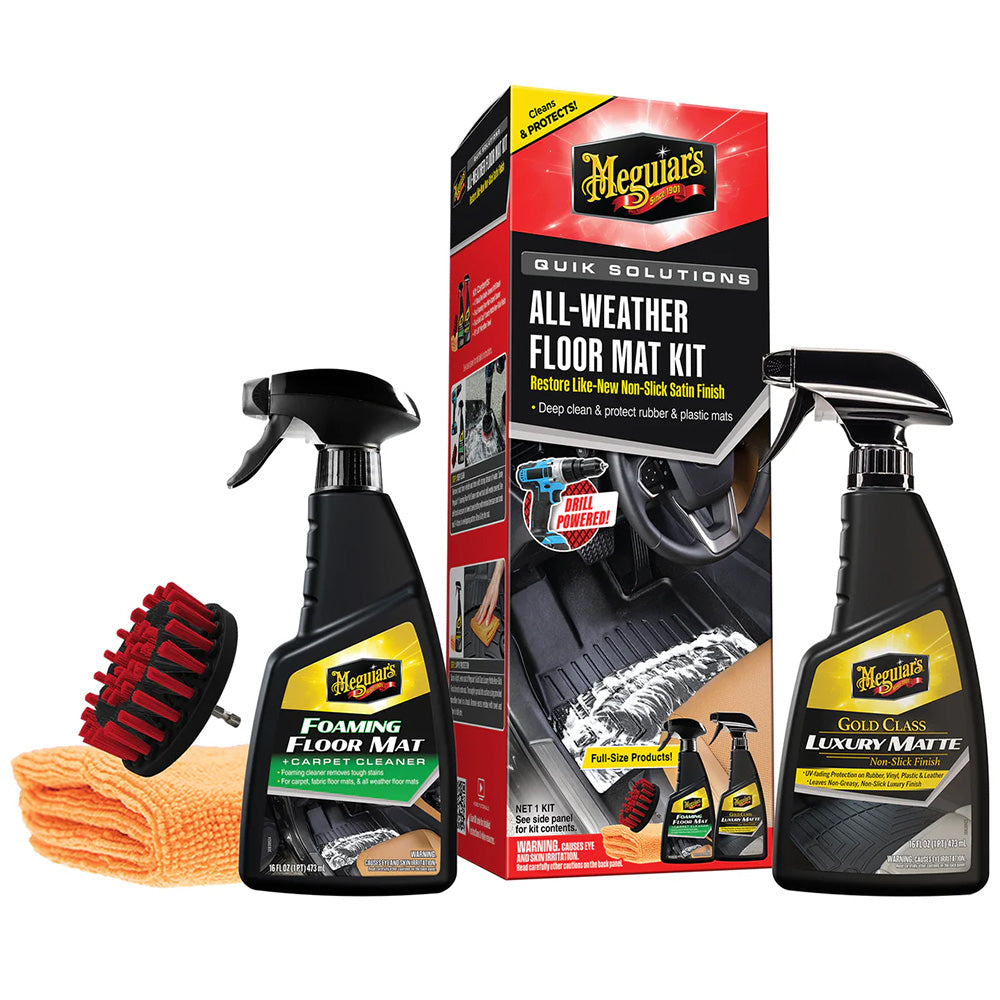 Meguiars Quik Solutions AllWeather Floor Mat Kit G55267 Main image