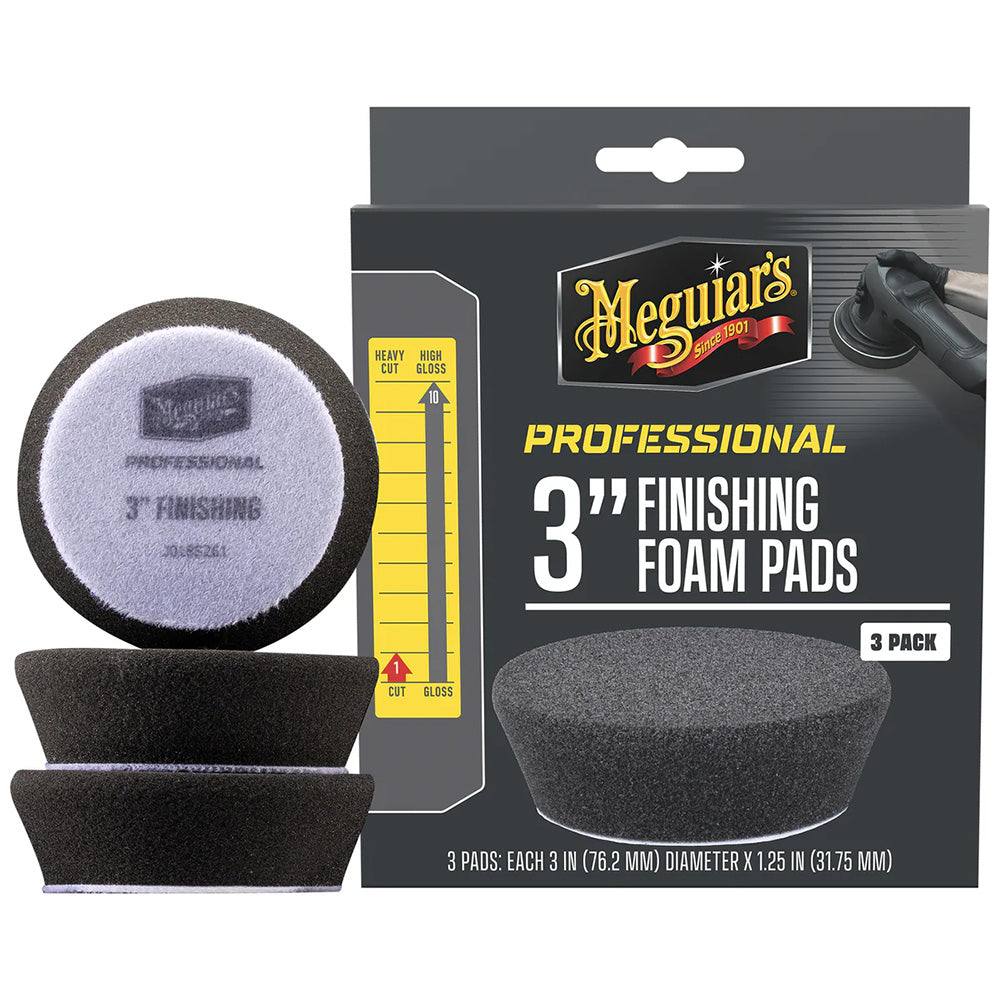 Meguiars Professional 3 Finishing Foam Pads 3Pack M3FFP3 Main image