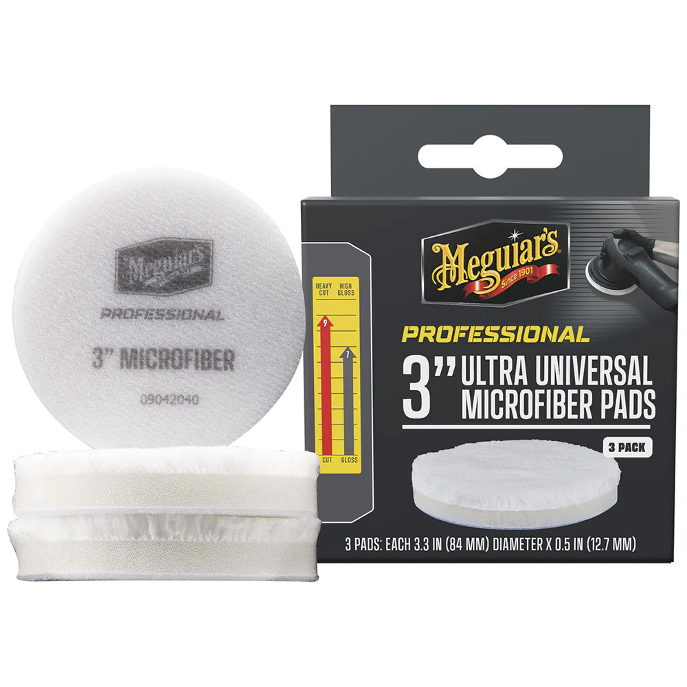 Meguiars Professional 3 Ultra Universal Microfiber Pads 3Pack M3MFP3 Main image