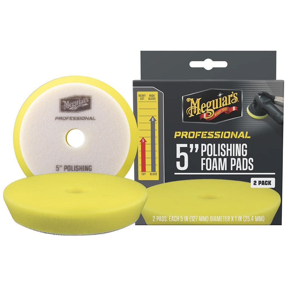 Meguiars Professional 5 Polishing Foam Pads 2Pack M5PFP2 Main image