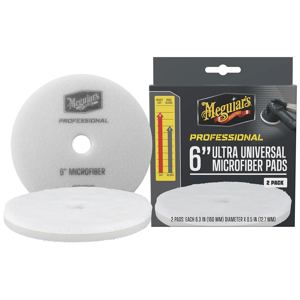 Meguiars Professional 6 Ultra Universal Microfiber Pads 2Pack M6MFP2 Main image