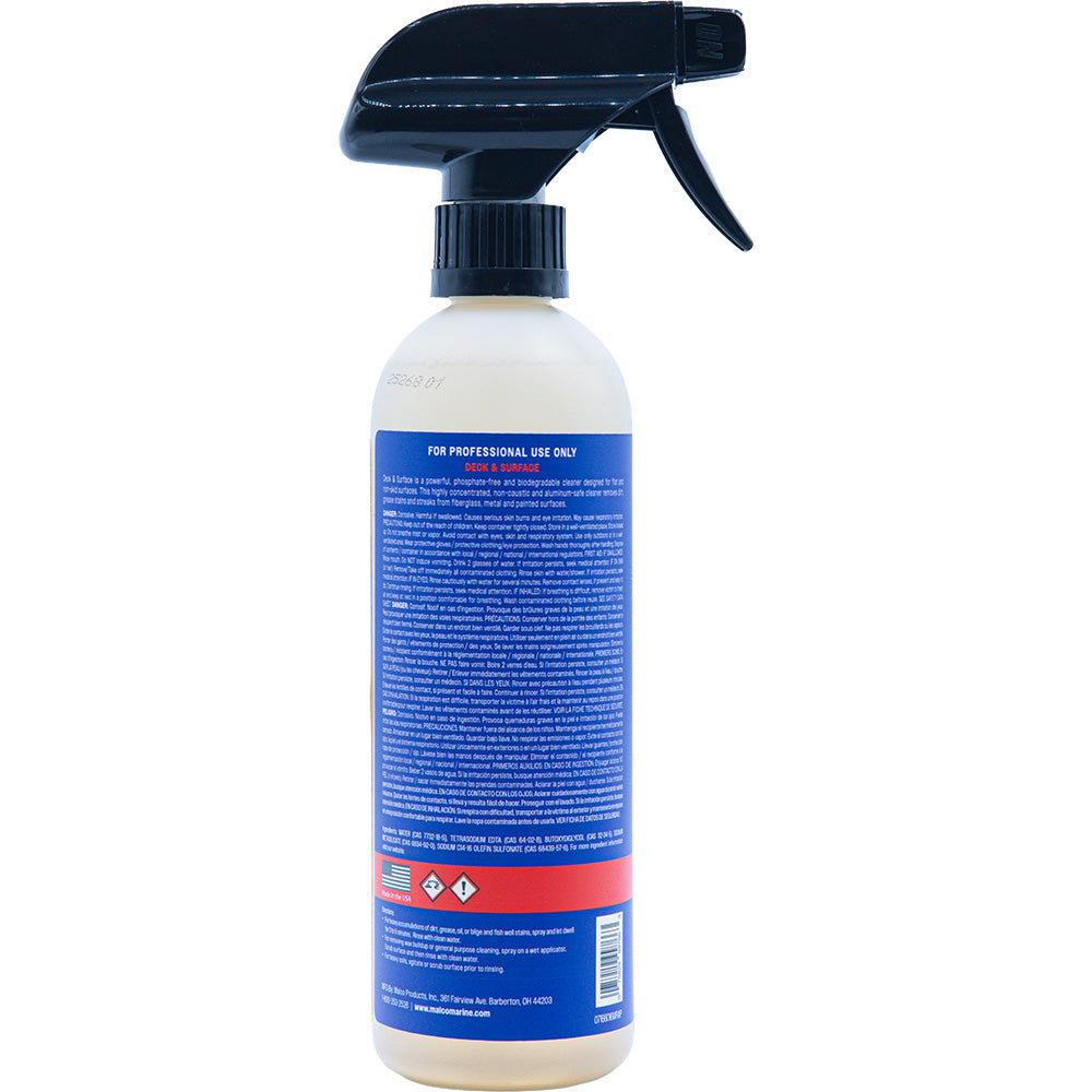 Malco Deck  Surface Spray All Purpose Cleaner - 16oz [166016] Secondary image
