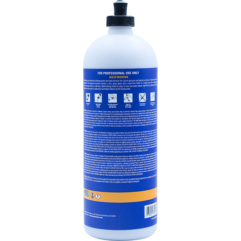 Malco MaxFinishing Polish - 32oz [163532] Secondary image