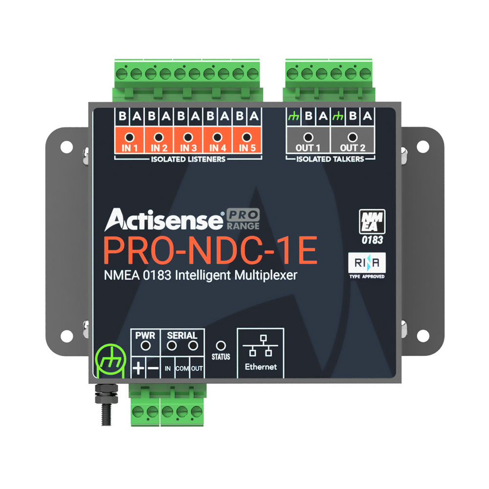 Actisense PRO NMEA 0183 Multiplexer  5 Inputs  2 ISODrive Outputs Ethernet  Serial Connections PRONDC1E Main image
