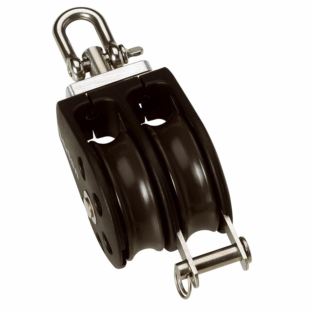 Barton Size 5 54mm Plain Bearing Pulley Block Double Swivel  Becket N05231 Main image