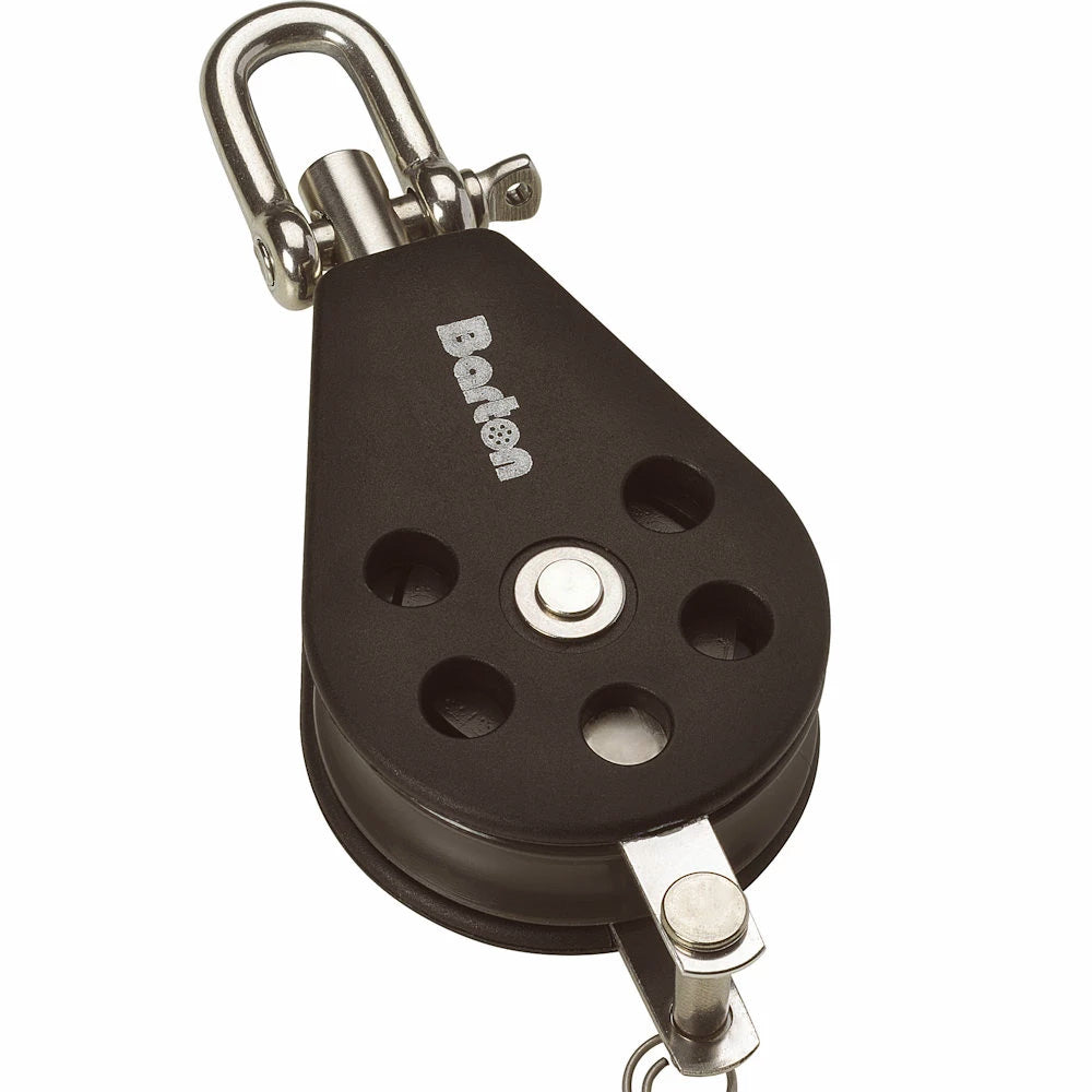 Barton Size 1 30mm Plain Bearing Pulley Block Single Swivel  Becket N01131 Main image