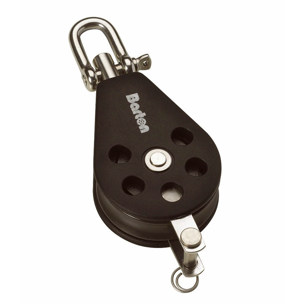 Barton Size 2 35mm Plain Bearing Pulley Block Single Swivel  Becket N02131 Main image