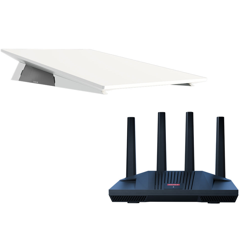 KVH Starlink Performance Gen 3 Kit wWedge Mount  CommBox Edge Core Communications Gateway  WiFi Router 721113WEDGECO Main image