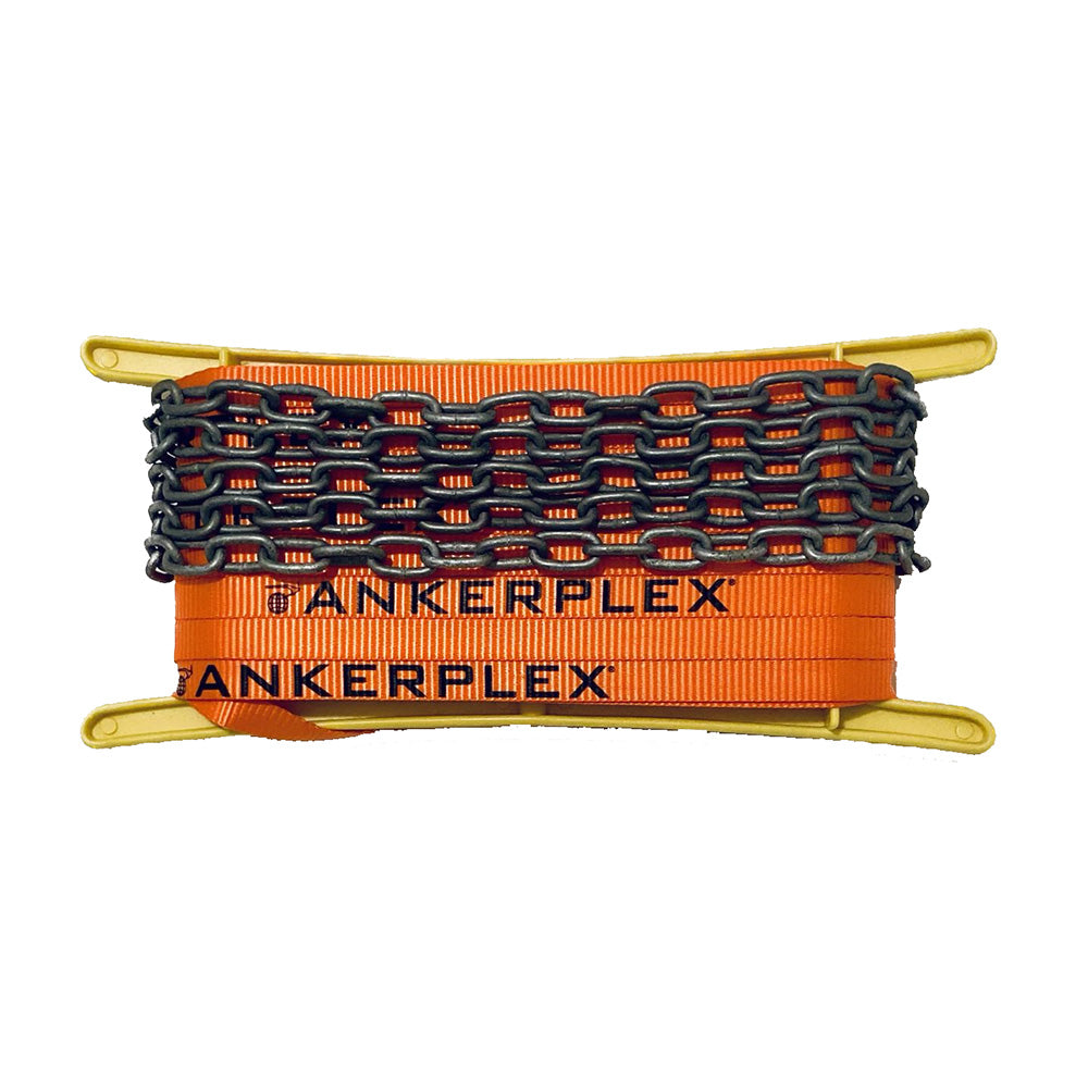 Ankerplex Flat Anchor Line wChain fVessels up to 15 75  9 Galvanized Chain on Storage Reel AFL25 Main image