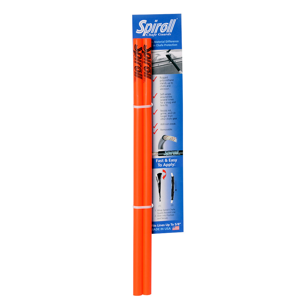 Spiroll Chafe Guard Orange fLines up to 58 Diameter  Pair SPL16OCG Main image