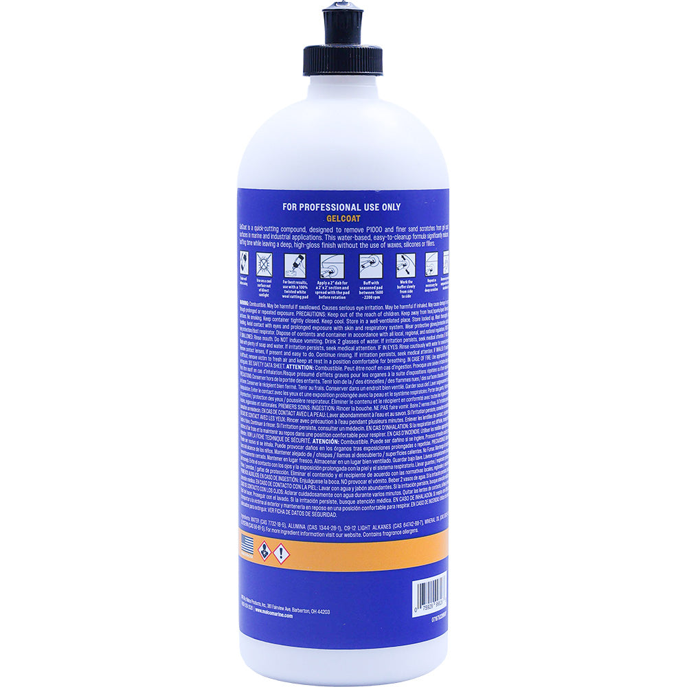 Malco Gel Coat Compound - 32oz [167532] Secondary image