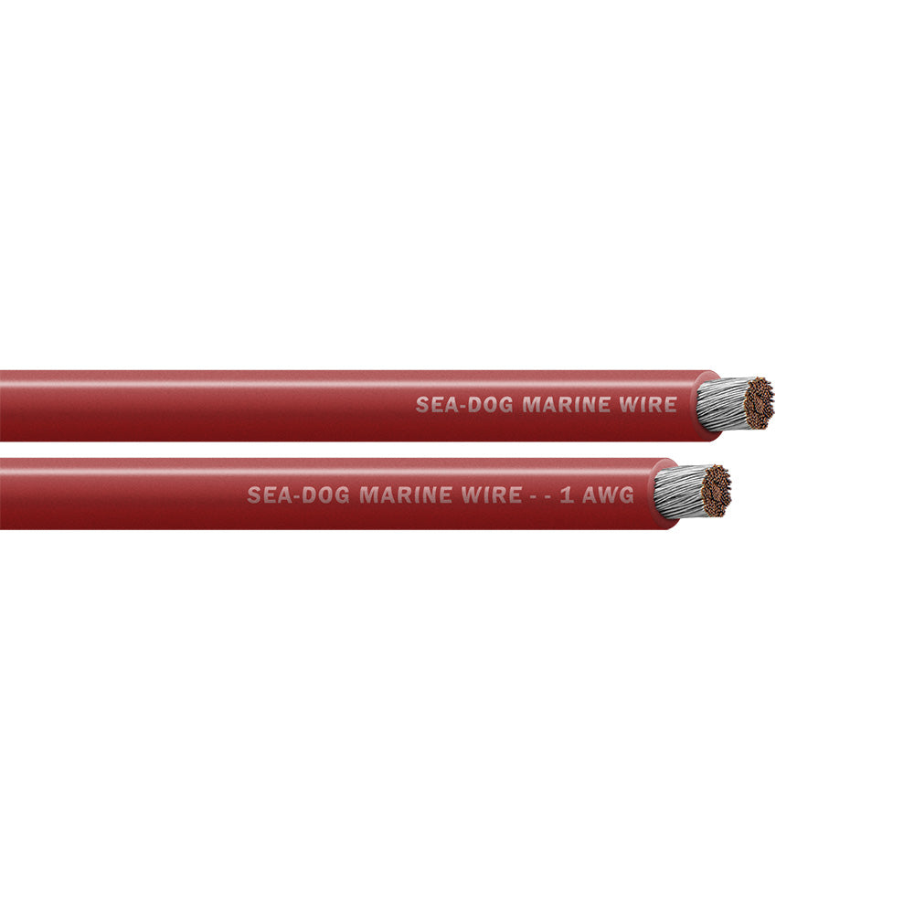 SeaDog 1 AWG Red Battery Cable  100 8001022 Main image