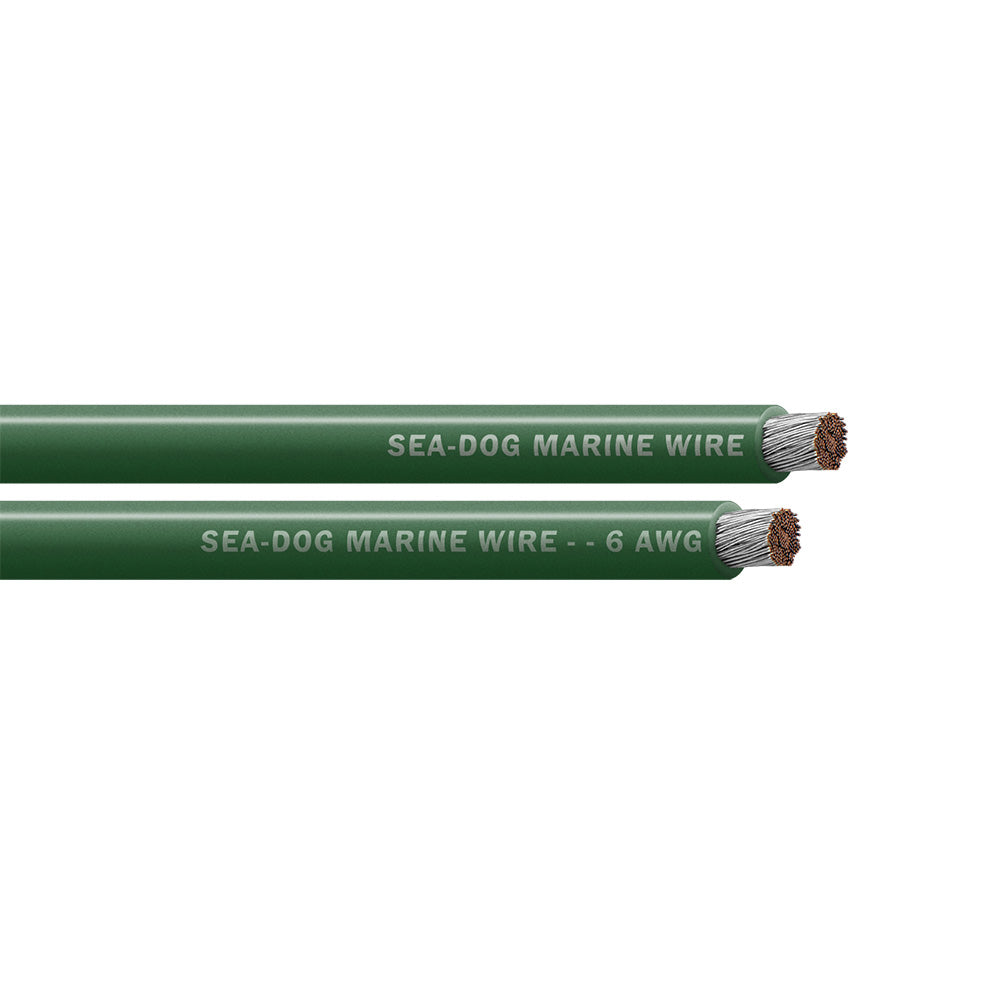 Sea Dog 6 AWG Green Battery Cable  250 8006044 Main image
