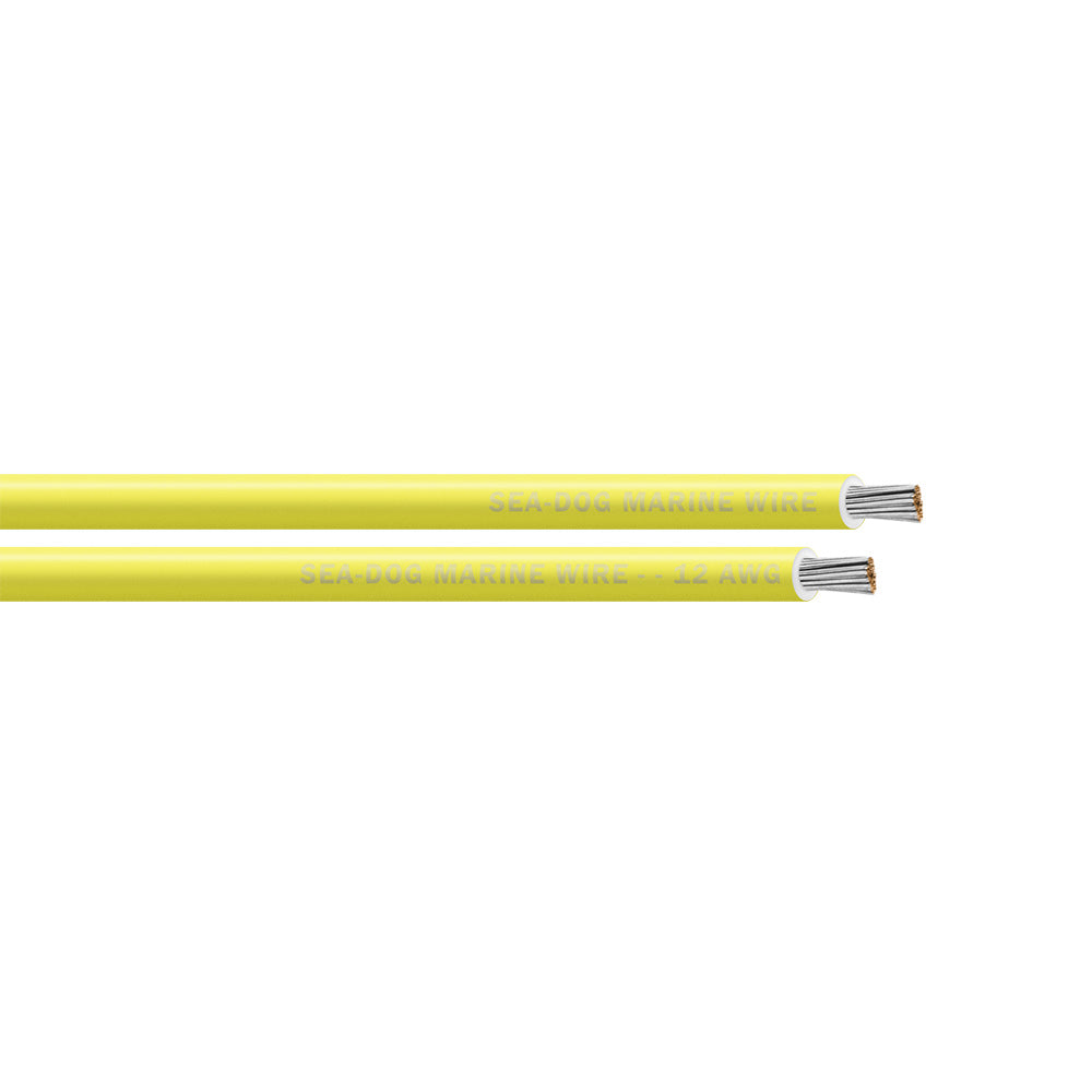 SeaDog 12 AWG Yellow Primary Wire  400 8012036 Main image