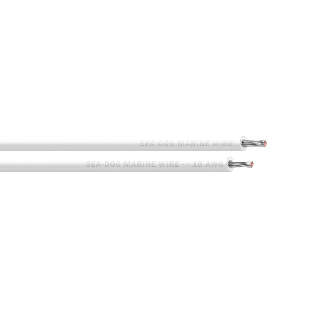 SeaDog 18 AWG White Primary Wire  25 8018050 Main image
