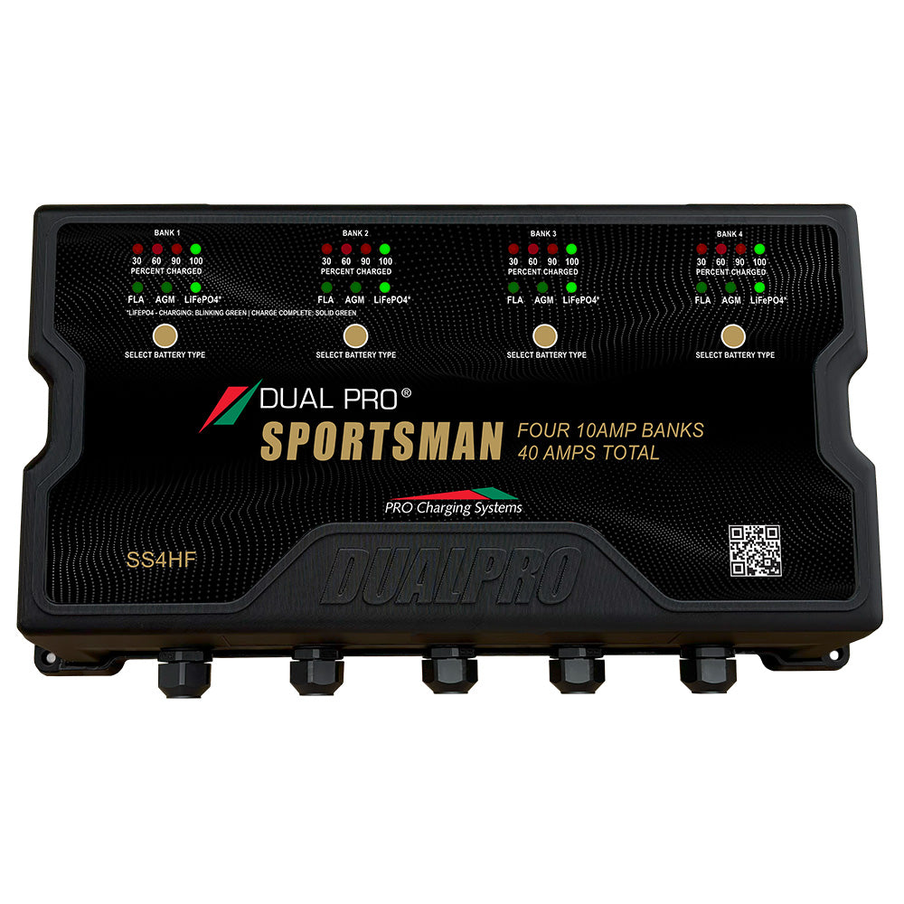 Dual Pro Sportsman HF High Frequency Battery Charger 40A  4 Bank SS4HF Main image