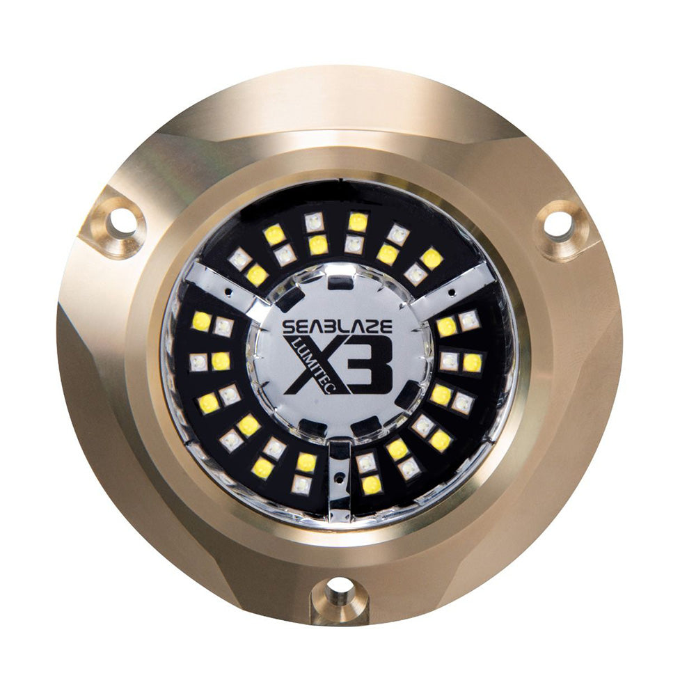 Lumitec SeaBlaze X3 LED Underwater Light  Dual Color WhiteBlue 101945 Main image